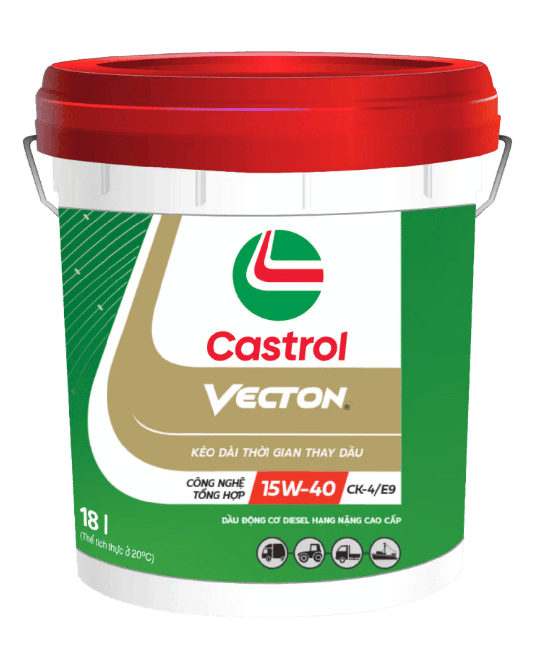 Castrol Vecton 15W-40 CK-4/E9 Premium Heavy Duty Diesel Engine Oil