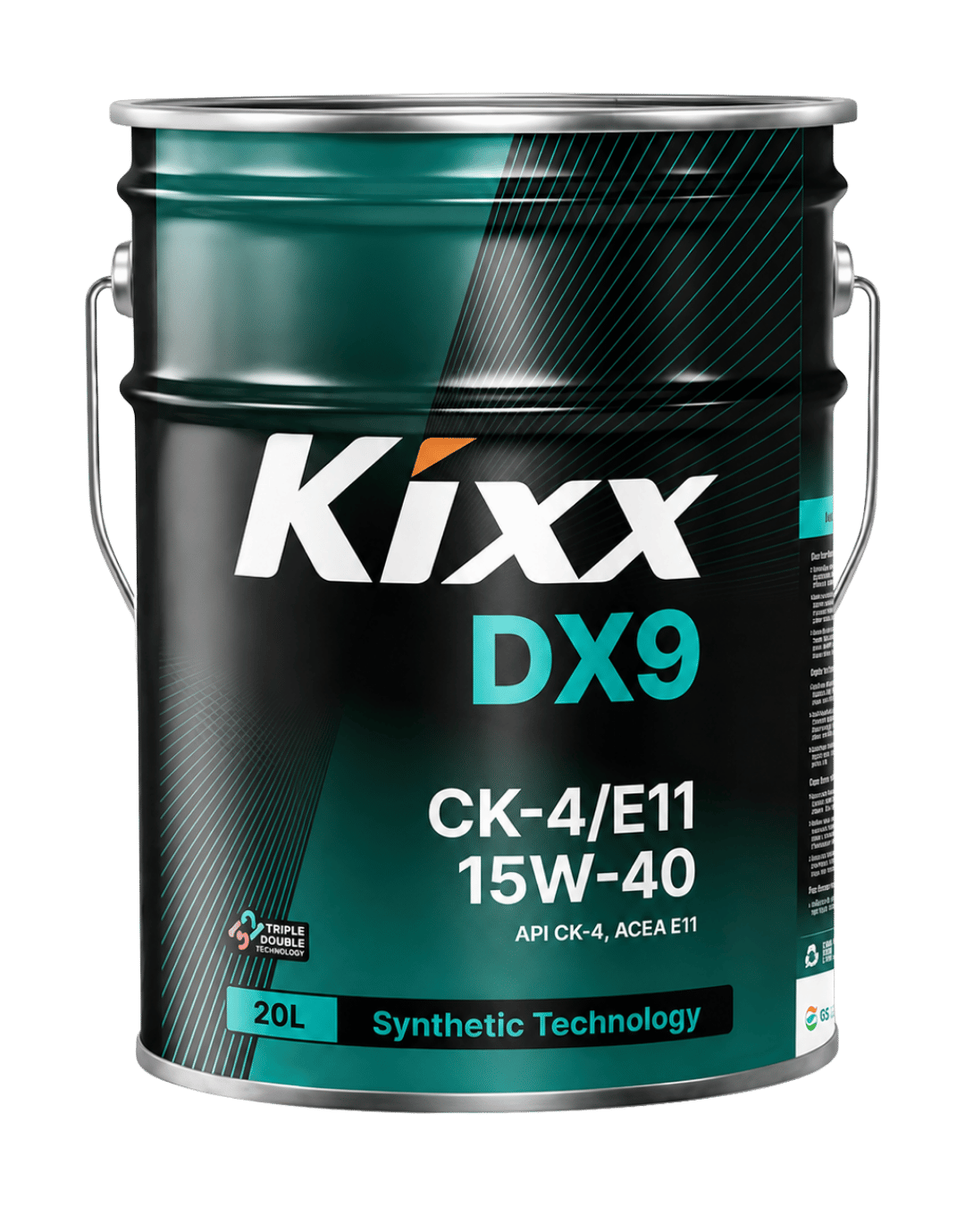 Kixx DX9 15W-40 CK-4/E11 Synthetic Technology 20L