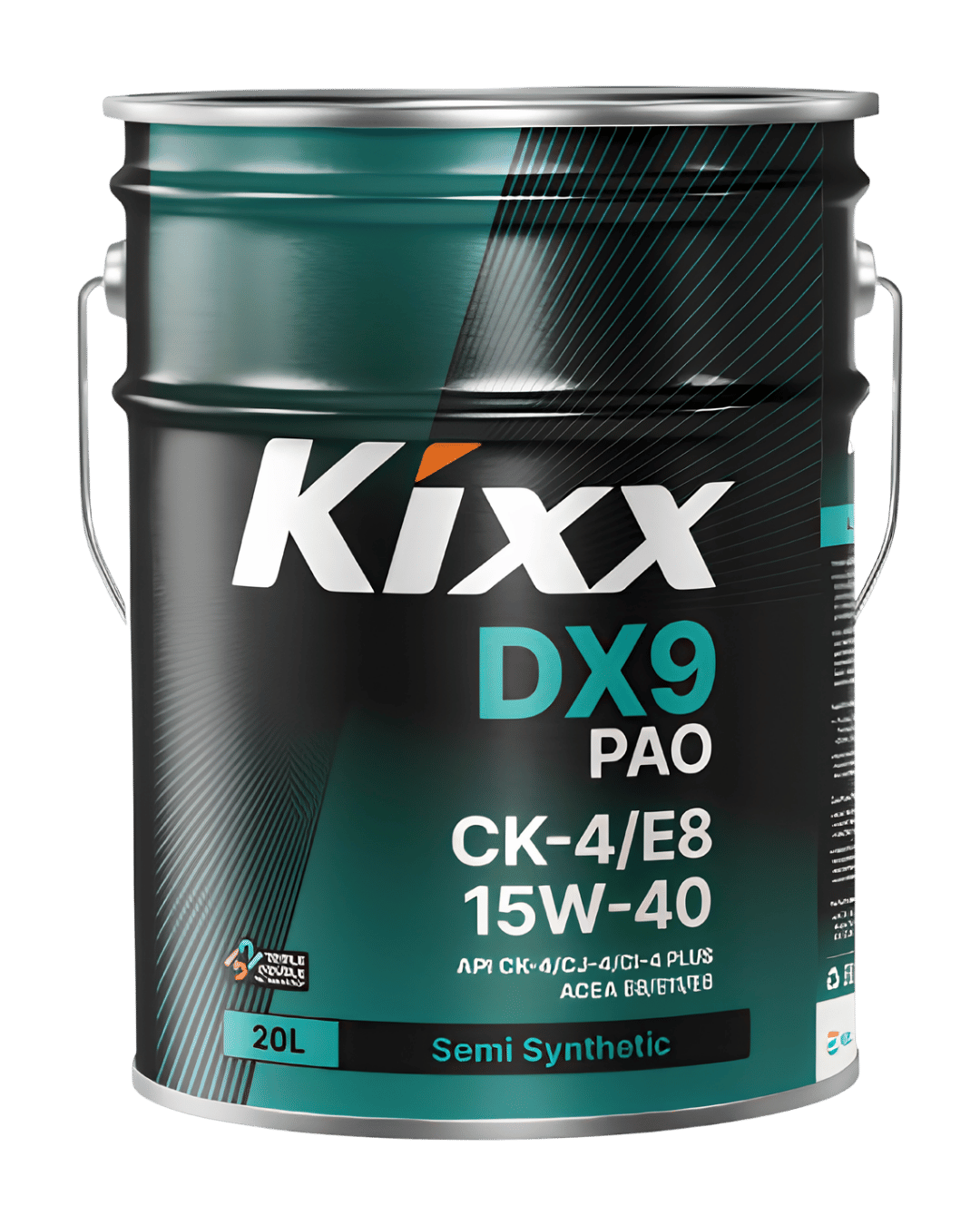 Kixx DX9 PAO 15W-40 CK-4/E8 PAO Blended Synthetic 20L